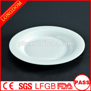 2015 new design high quality restaurant hotel round porcelain soup plates